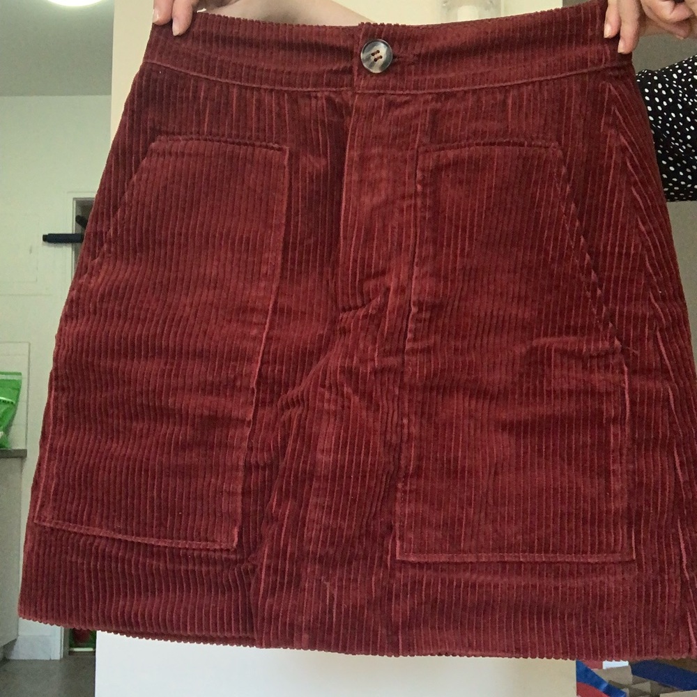 Corduroy Skirt